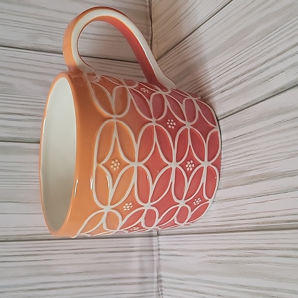 14 oz Starbucks ombre orange mug